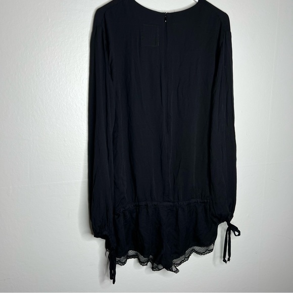 One Teaspoon Priscilla Edgy Lace Short Romper Shorts Jumpsuit Black Sz M - Picture 8 of 11